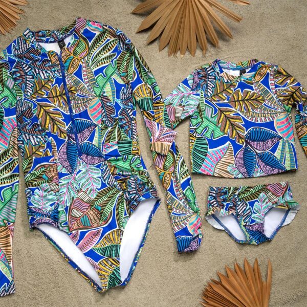 Set de Rashguard LB M/L 2pzs Neon Nights niña 2-6yr - Imagen 6