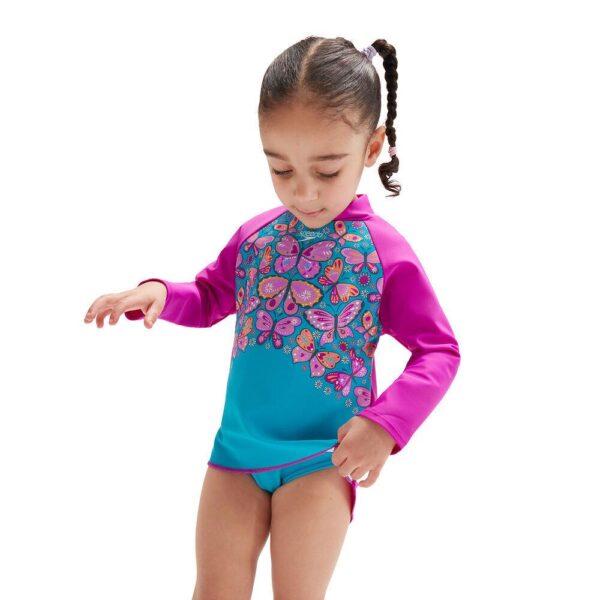 Rashguard Speedo M/L niña mariposa 3-5 yr - Imagen 2