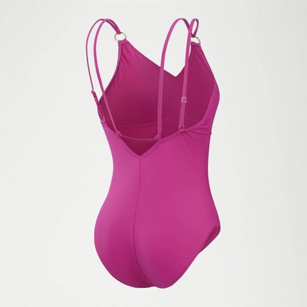 Calzoneta Speedo Shaping Strappy mujer fucsia - Imagen 2