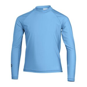 Rashguard Speedo M/L niños celeste
