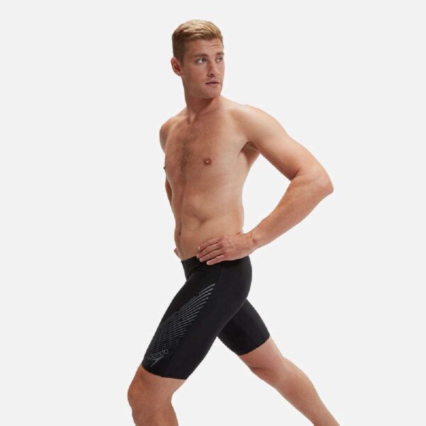 Jammer Speedo Medley Logo hombre negro/gris - Imagen 5