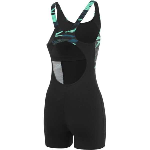 Calzoneta Speedo Endurance+ Legsuit HyperBoom Splice mujer negro/menta - Imagen 2