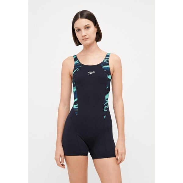 Calzoneta Speedo Endurance+ Legsuit HyperBoom Splice mujer negro/menta - Imagen 3