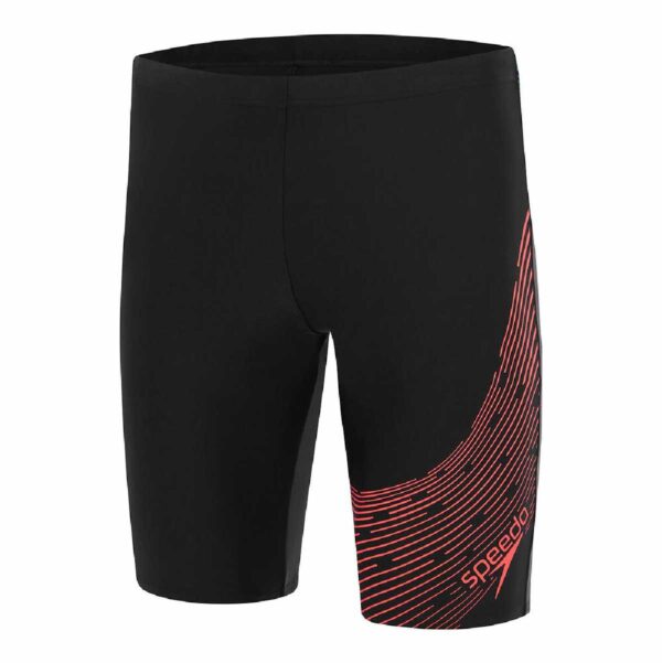 Jammer Speedo Medley Logo hombre negro/rojo
