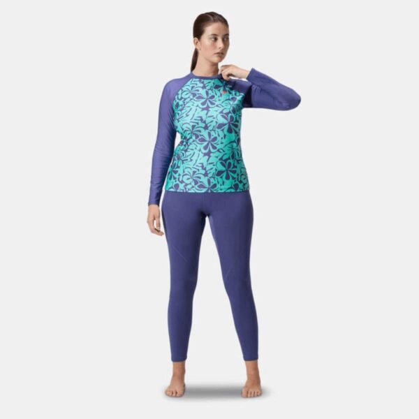 Rashguard Speedo M/L mujer aqua tropical/azul - Imagen 3
