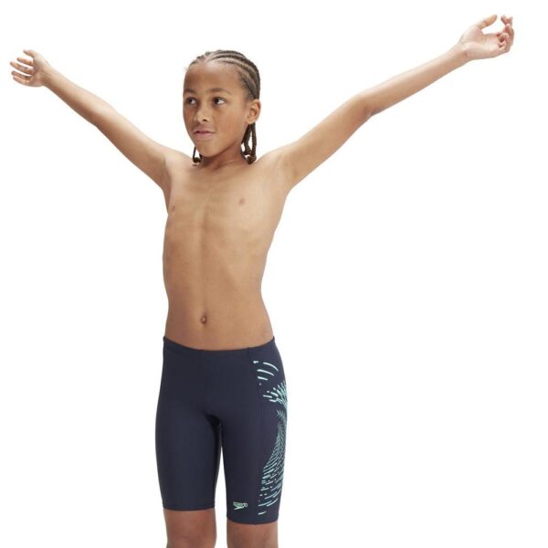 Jammer Speedo Plastisol Placement niño azul/verde - Imagen 2