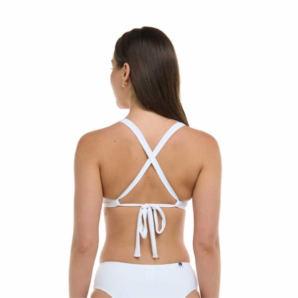 Top Eidon solido Maya blanco mujer - Imagen 3