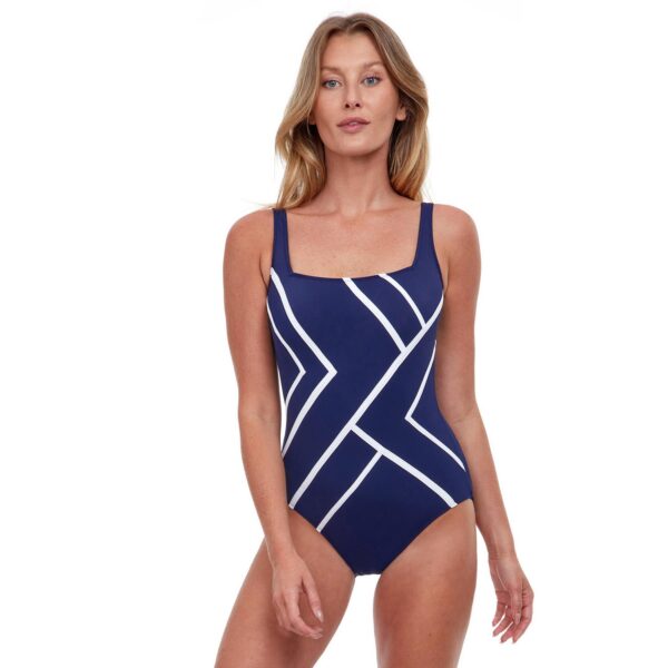 Calzoneta Gottex Mirage square neck azul