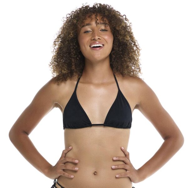 Top Eidon solido Kali Slider negro mujer