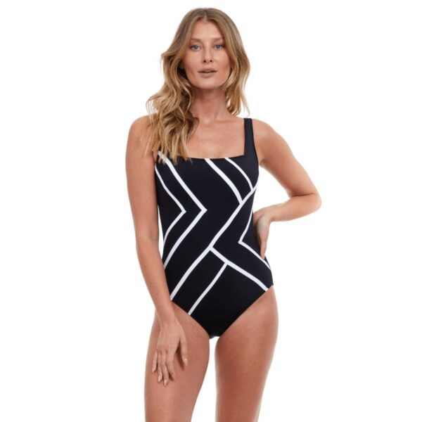 Calzoneta Gottex Mirage square neck negra