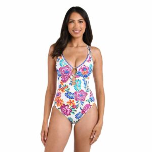 Calzoneta LB Flor de Paradisco lace up