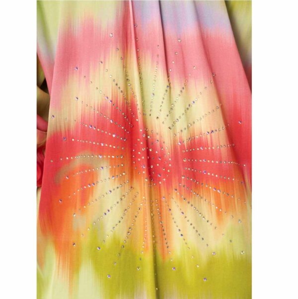 Camisa Maaji larga SP25 Lime Obre Shibori - Imagen 5