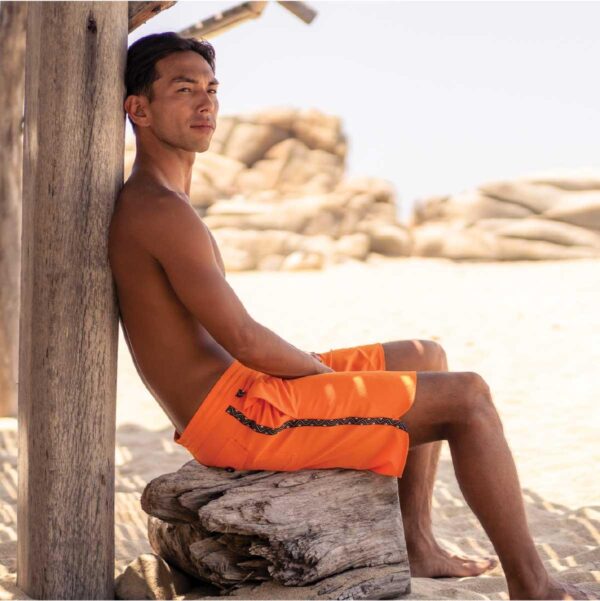 Boardshort Eidon Lowers naranja hombre - Imagen 5