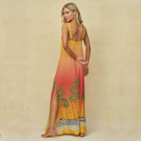 Vestido largo Maaji SP24 Cali Sunset Lucille - Imagen 2