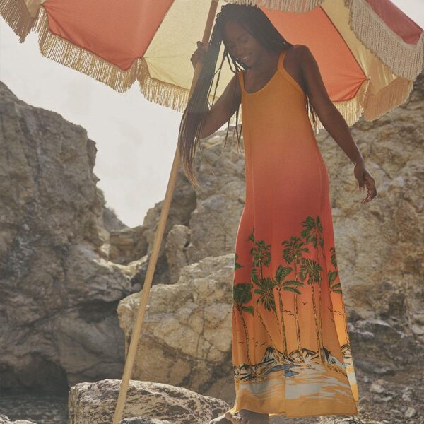 Vestido largo Maaji SP24 Cali Sunset Lucille - Imagen 4