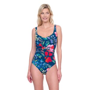 Calzoneta Gottex Garden Dream v neck azul