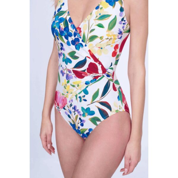 Calzoneta Gottex Garden Dream surplice blanca - Imagen 3