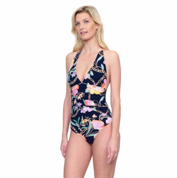 Calzoneta Gottex Memories of Capri negro halter - Imagen 2