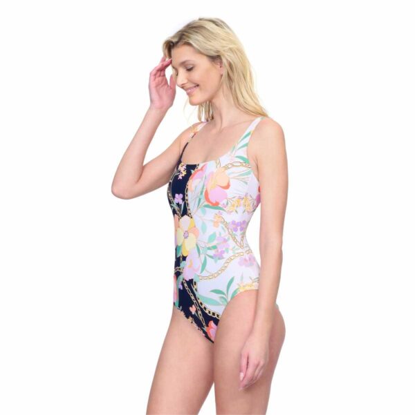 Calzoneta Gottex Memories of Capri negro square neck - Imagen 2