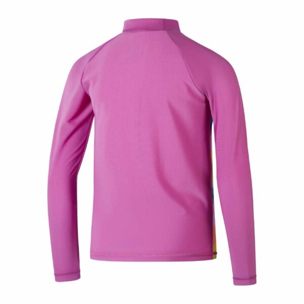 Rashguard Speedo M/L niña rosado olas de colores - Imagen 2
