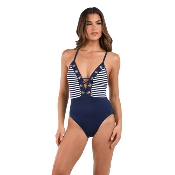 Calzoneta LB Set Sail escote con argollas