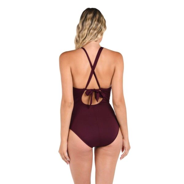 Calzoneta LB cuello alto dark cherry - Imagen 2