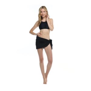 Pareo BG Smoothies sarong corto negro mujer