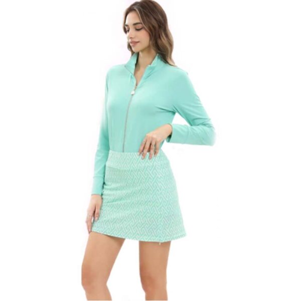Falda Sunny Oceans corta lycra verde menta