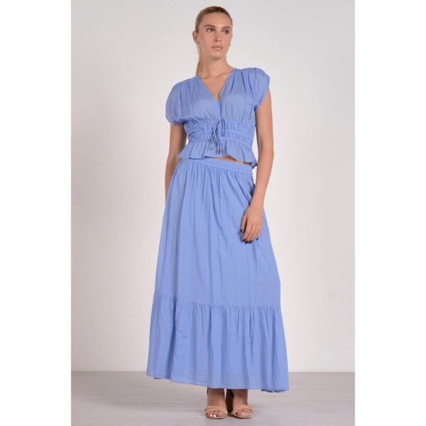 Falda Elan larga celeste - Imagen 3