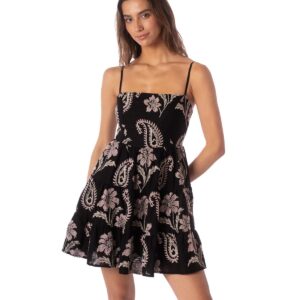 Vestido corto Maaji SS25 Midnight Paisley Emily