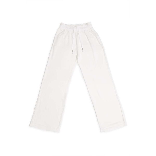Pantalon Jasmine tipo lino solido beige - Imagen 5