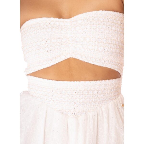 Vestido corto Maaji SS25 Vanilla Cream Seraphina - Imagen 4