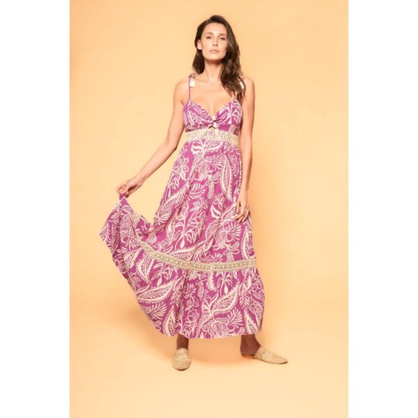 Vestido Z&L largo Bella lila