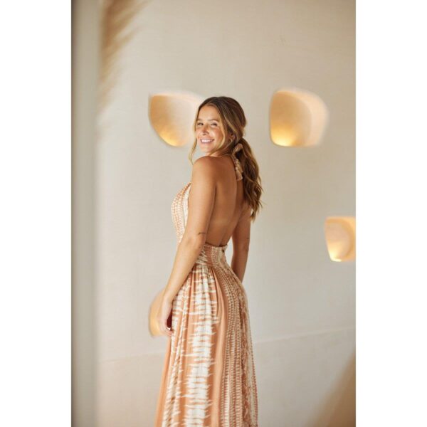 Vestido Z&L largo Serpente beige - Imagen 2