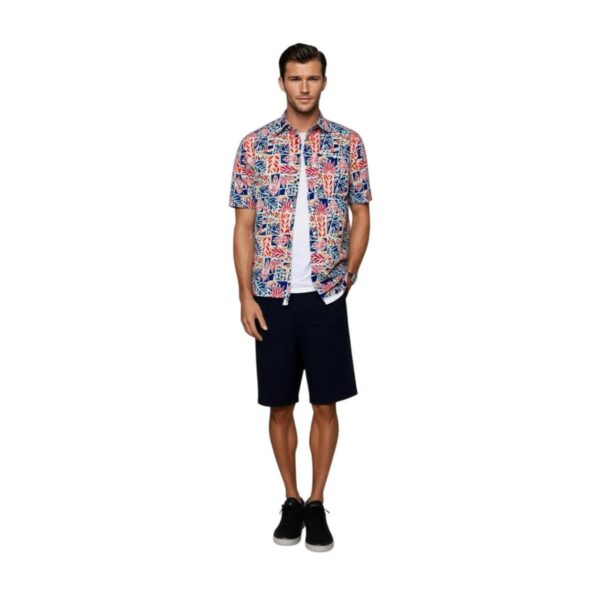 Camisa Weekender M/C Performance Hammocks coral hombre - Imagen 2