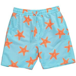 Calzoneta Quad Seven SS con boxer celeste estrellas de mar niño 8-16yr