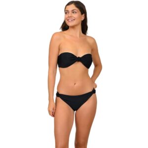 Bikini Poetry in Ocean SS 2 pz bandeau negro mujer