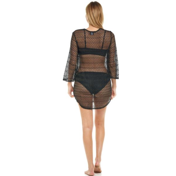 Salida Jordan Taylor Glam negro/dorada cuello V - Imagen 3