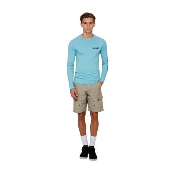 Rashguard Hook & Tackle Seamount M/L celeste hombre - Imagen 3