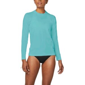 Rashguard SS M/L aqua mujer