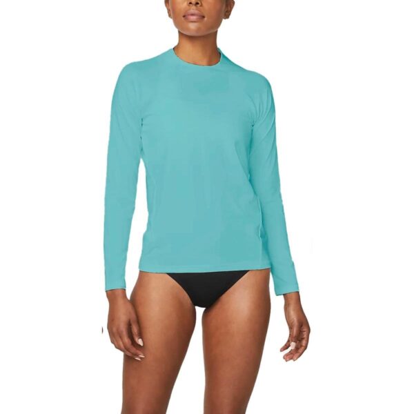 Rashguard SS M/L aqua mujer