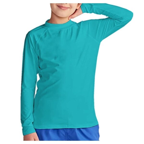 Rashguard SS M/L aqua niño - Imagen 2