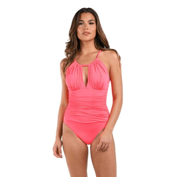 Calzoneta LB coral reef cuello alto