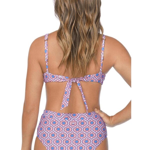 Bikini Raisins SS 2 pz mosaico flor morado mujer - Imagen 2