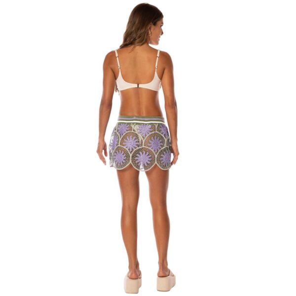 Falda corta Maaji SP26 Golden Sun Bow - Imagen 2