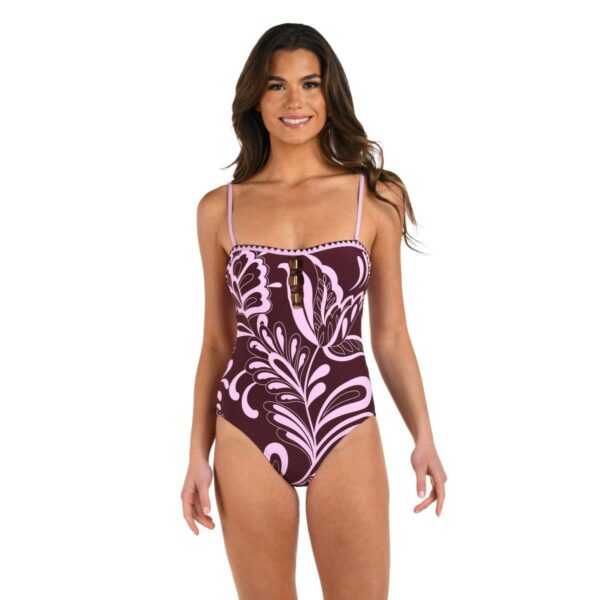 Calzoneta LB Fiji Flora strapless bandeau