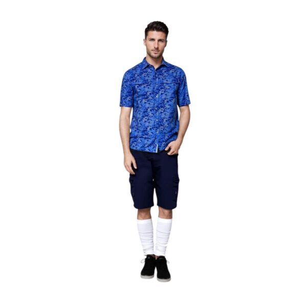Camisa Hook & Tackle M/C Performance Dot Camo azul hombre - Imagen 3