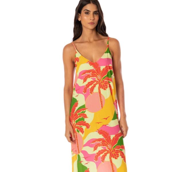 Vestido largo Maaji ICON26 Tropical Breeze Debbie - Imagen 3