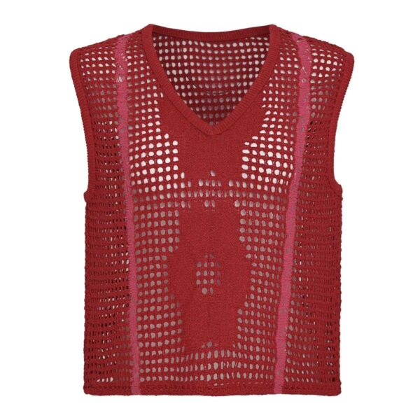 Camisa Maaji SP26 Flame Coral Plum - Imagen 4