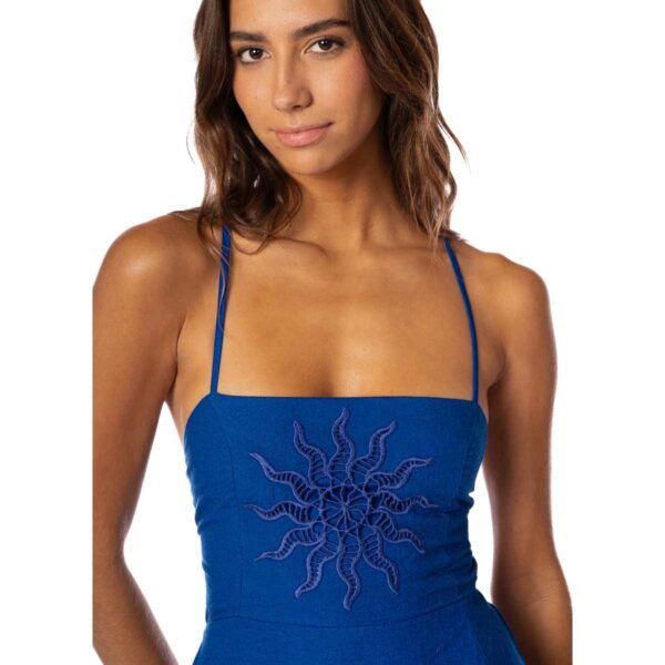 Vestido largo Maaji SP26 Cobalt Blue Remi - Imagen 3